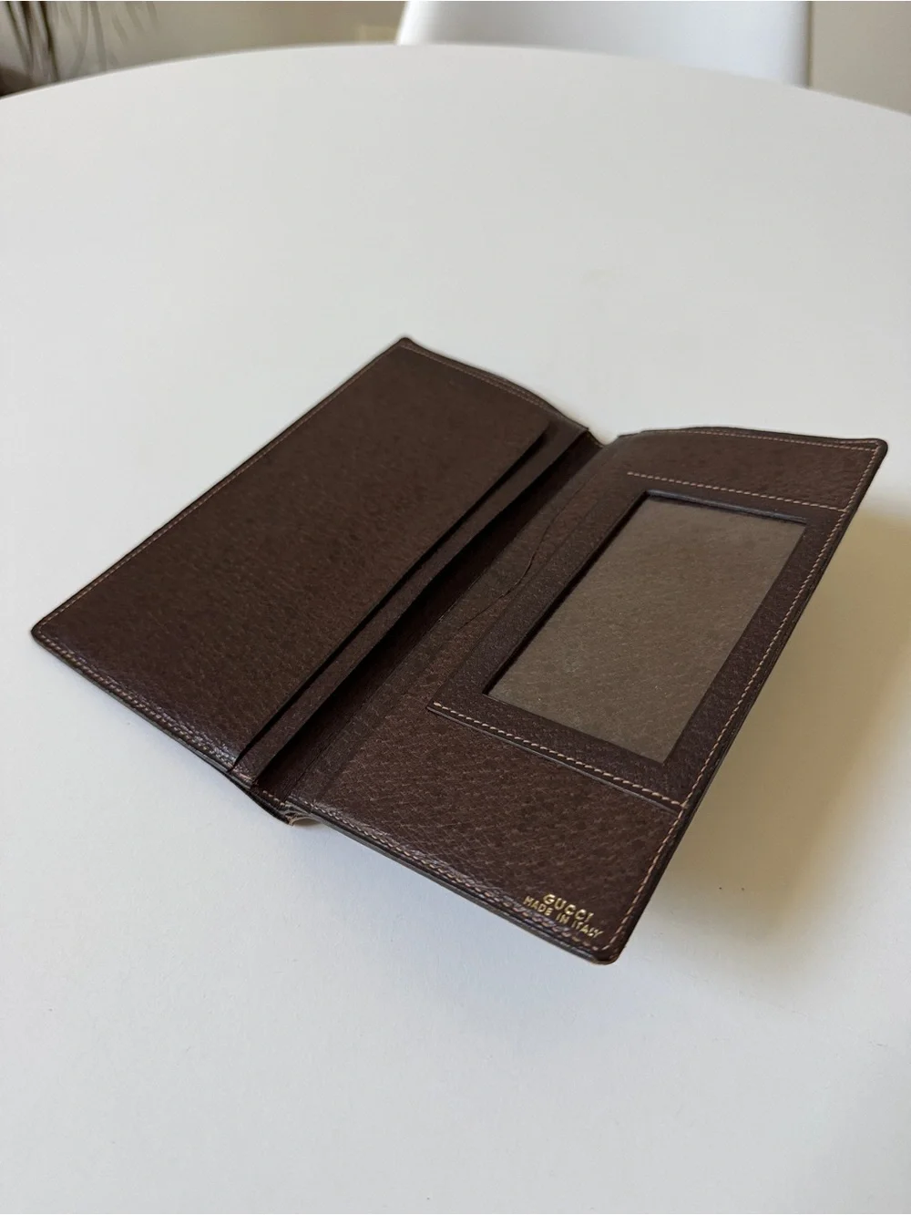 Gucci Leather Wallet, Brown